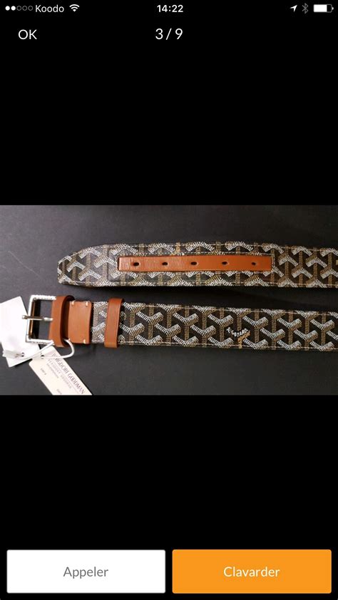 [REVIEW] Daniel's Goyard Belt : r/DesignerReps 